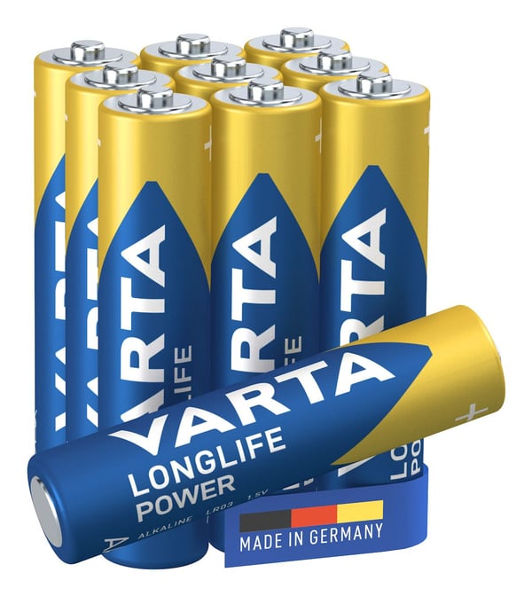 Varta Longlife Power - Batteri 10 x AAA / LR03 - Alkalisk