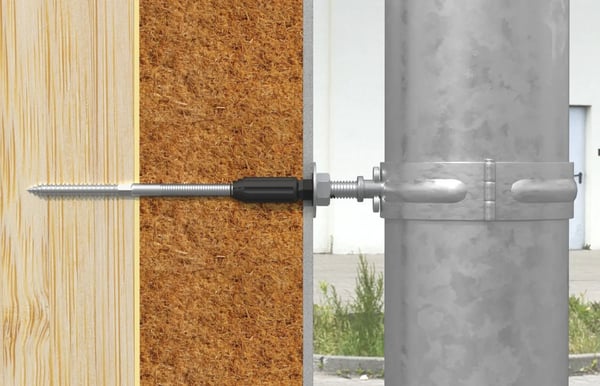 Fischer Thermax 10/240 M8, laajeneva ankkuri, betoni, metalli, muovi, harmaa, 1,2 cm, 30 cm