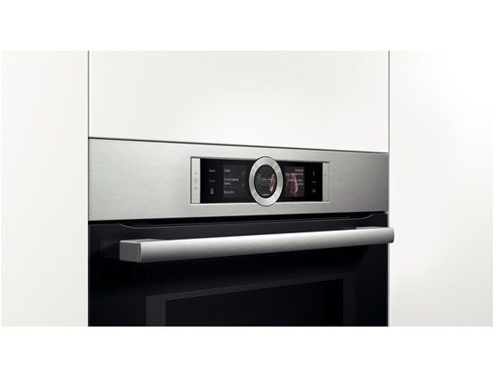 Bosch Serie 8 HMG6764S1 inbyggnadsugn med mikro 67 l rostfritt stål