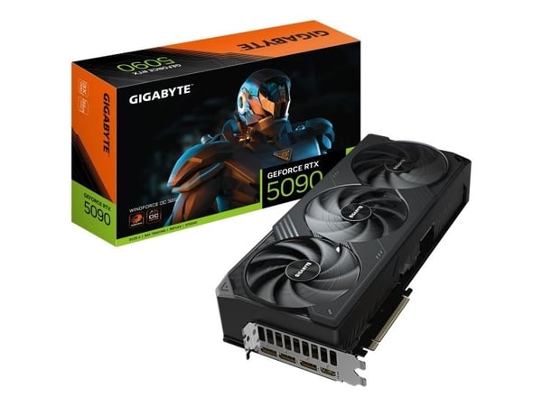 Gigabyte RTX 5090 GV-N5090WF3OC-32GD näytönohjain 32 GB GDDR7 WINDFORCE OC