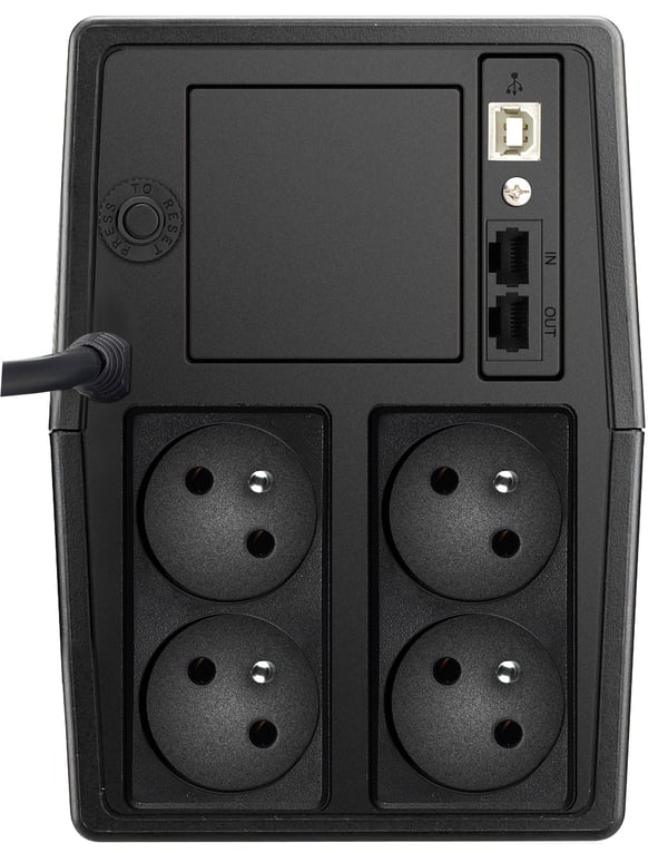PowerWalker VI 1000 SCL FR, Interaktivt indgangsstik, 1 kVA, 600 W, Sine, 162 V, 290 V
