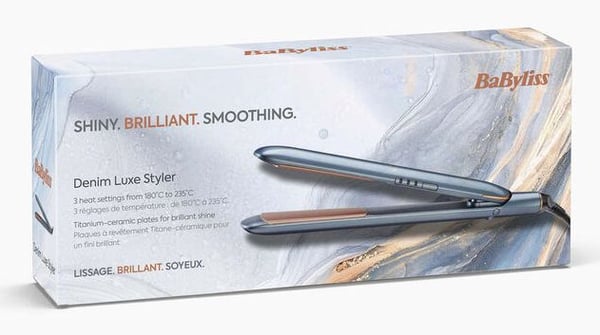 BaByliss Denim Luxe -hiusten suoristin ST251PE