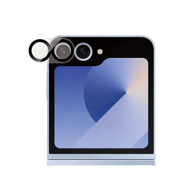 PanzerGlass ® PicturePerfect Camera Lens Protector Samsung Galaxy Z Flip6, Samsung, Samsung - Galaxy Z Flip6, Asennus kuivana, Naarmuuntumisenkestä...