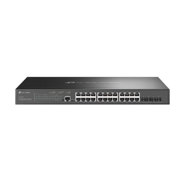 TP-Link TL-SG3428XMP hanterad switch 24x Gigabit PoE+, 4x 10G SFP+, 384 W