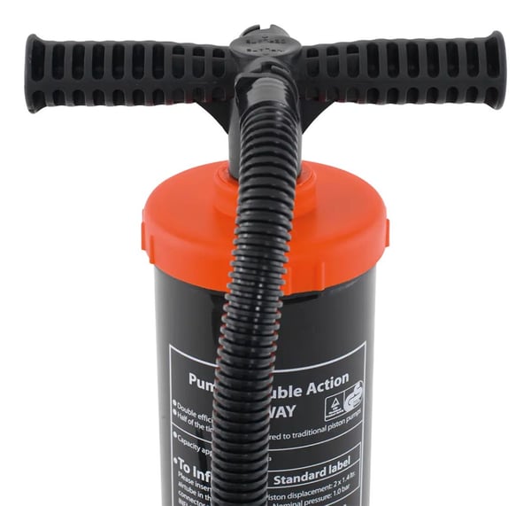 Easy Camp 680280, Handluftpump, Uppblåsbar utrustning, Svart, Orange, 223 mm, 114 mm, 400 mm