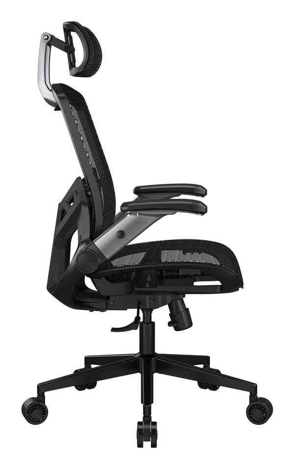 COUGAR CGR-SPO-BLB, Universal spelstol, 120 kg, Stoppat ryggstöd, Tävla, Universal, Svart
