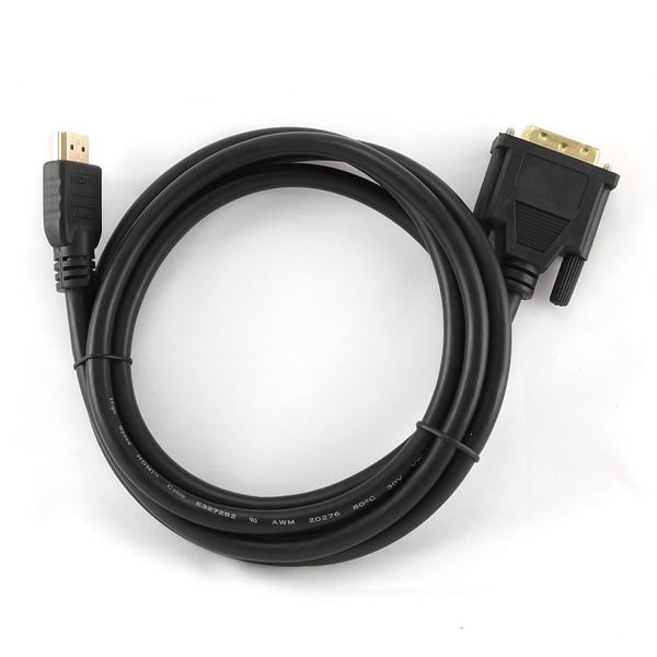 Hantol - Adapterkabel - enkeltlenke - HDMI hann til DVI-D hann - 5 m - dobbeltisolert - svart