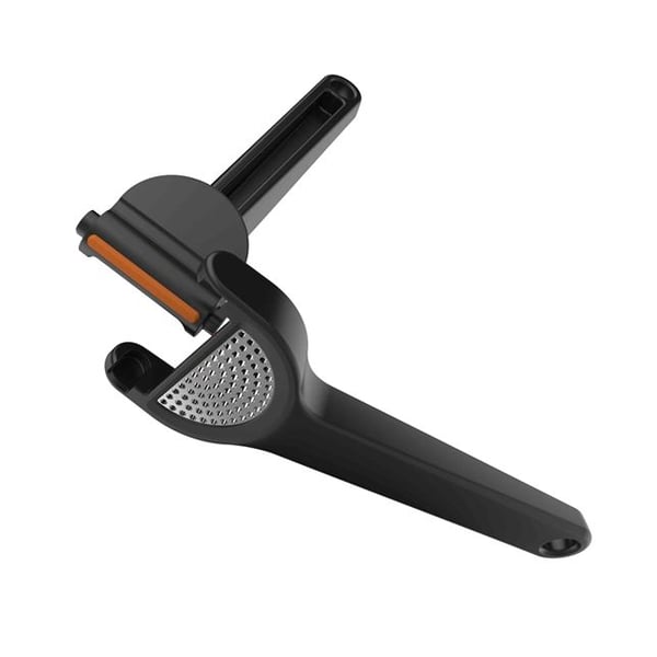 Fiskars 1028361, Kahvallinen valkosipulipuristin, Musta, 75 mm, 163 mm, Suomi, 1 kpl