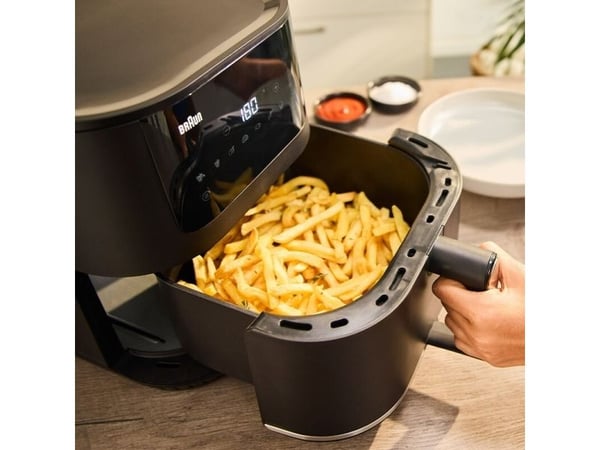 Braun MultiFry 5 HF 5030 - Varmluftsfritös - 6 liter - 1700 W - svart