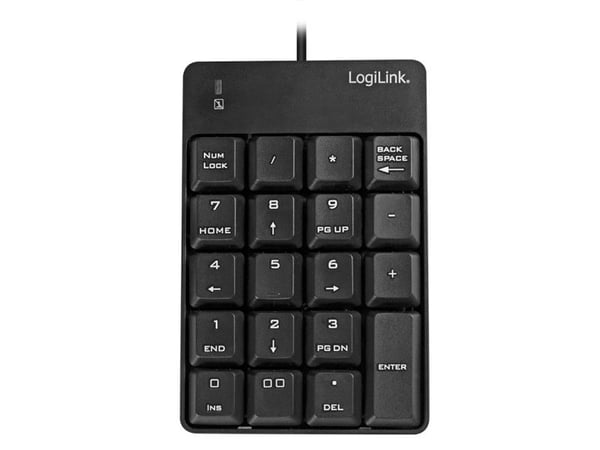LogiLink ID0184, 19, Bärbar dator, 1,6 m, Svart