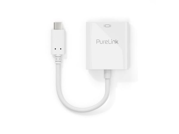 PureLink USB-C auf VGA Adapter - 1200p - iSerie - hvit