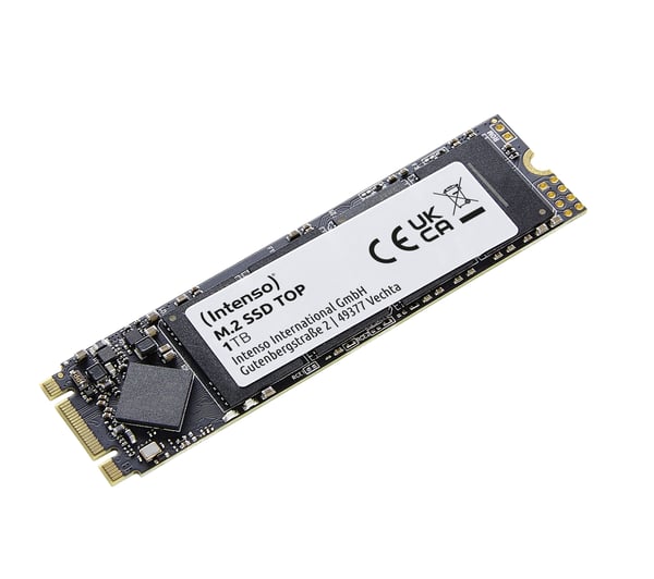 Intenso TOP SSD-levy 1 TB M.2 2280 SATA 6 Gb/s lukunopeus 520 MB/s (3832460)