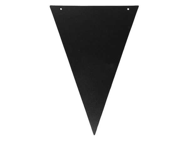 Securit FB-FLAG, 450 x 300 mm, Melamin, Harts, Kardborreband, Svart