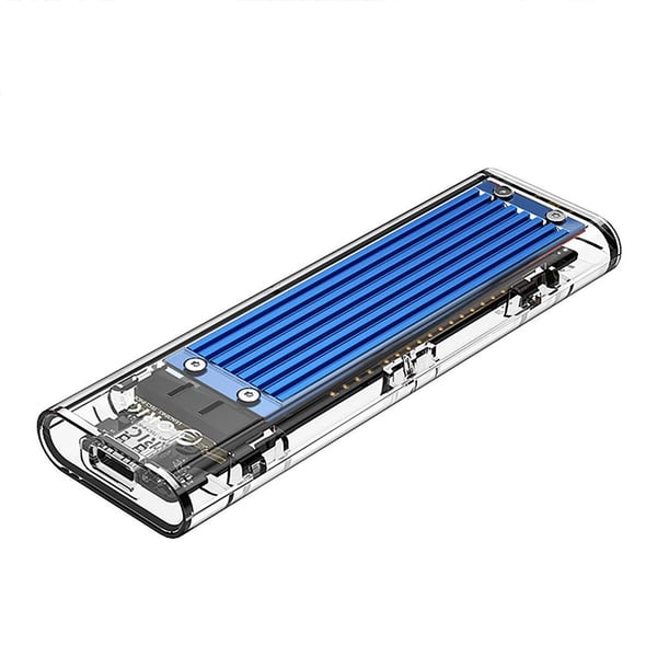 Orico M.2 NVMe disk-lomme til USB-C 10Gbps – blå