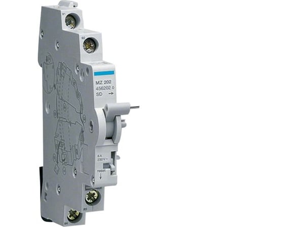 Hager-signaalikytkin 230 V, 6 A, 1Z+1R, maadoitus-/vikavirtakatkaisimelle MZ202