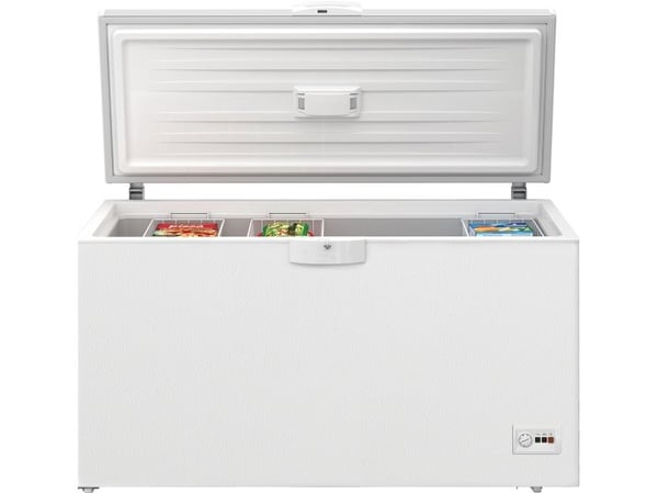 Beko HSM46740 fryseboks 451 L, energiklasse E, hvit