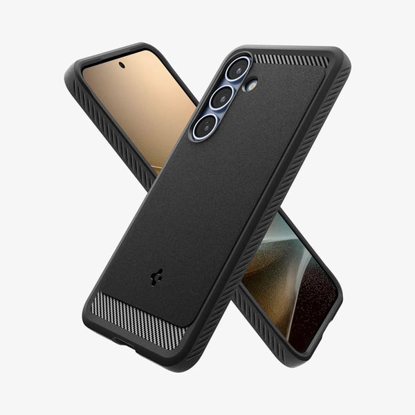 Spigen Rugged Armor, Suojus, Samsung, Galaxy S25 Plus, 17 cm (6.7"), musta
