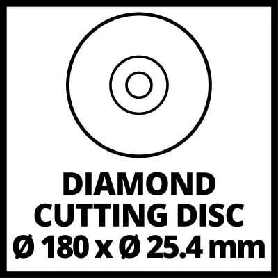 Einhell TC-TC 800 laattaleikkuri 800 W 18 cm:n terä leikkuusyvyys 3,4 cm 90°:ssa