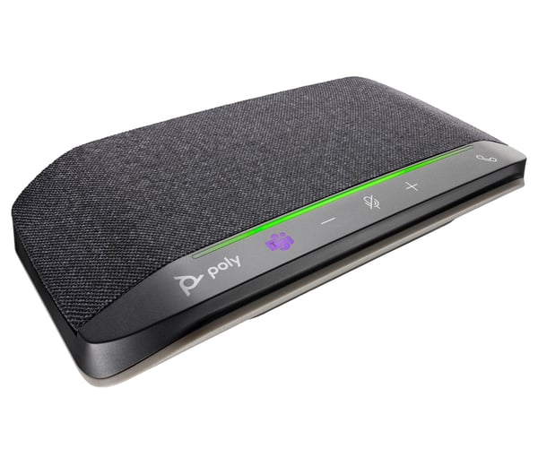 HP Poly Sync 10 Microsoft Teams-sertifisert høyttalertelefon, PC, Sølv, 0,715 m, IP64, Windows 10, Windows 11, MacOS