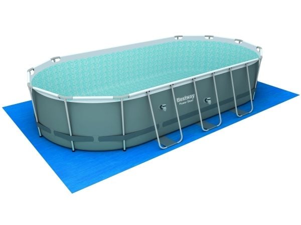Bestway Levant 56710, 13430 L, kehysallas, tikkaat, ruskea, 89,6 kg