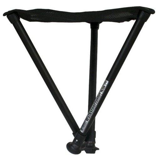 Walkstool Comfort XXXL hopfällbar stol svart/silver 63549, max belastning 250 kg