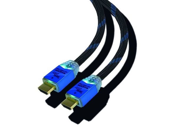 Steelplay - High Speed - HDMI-kabel med Ethernet - HDMI hann til HDMI hann - 2 m - 4K 60Hz støtte