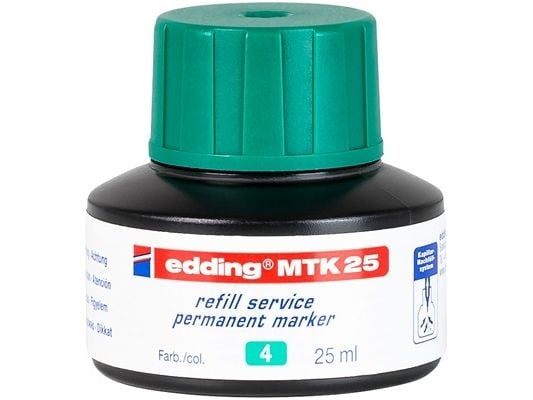 edding MTK 25 - Blekk - permanent - grønn - 25 ml
