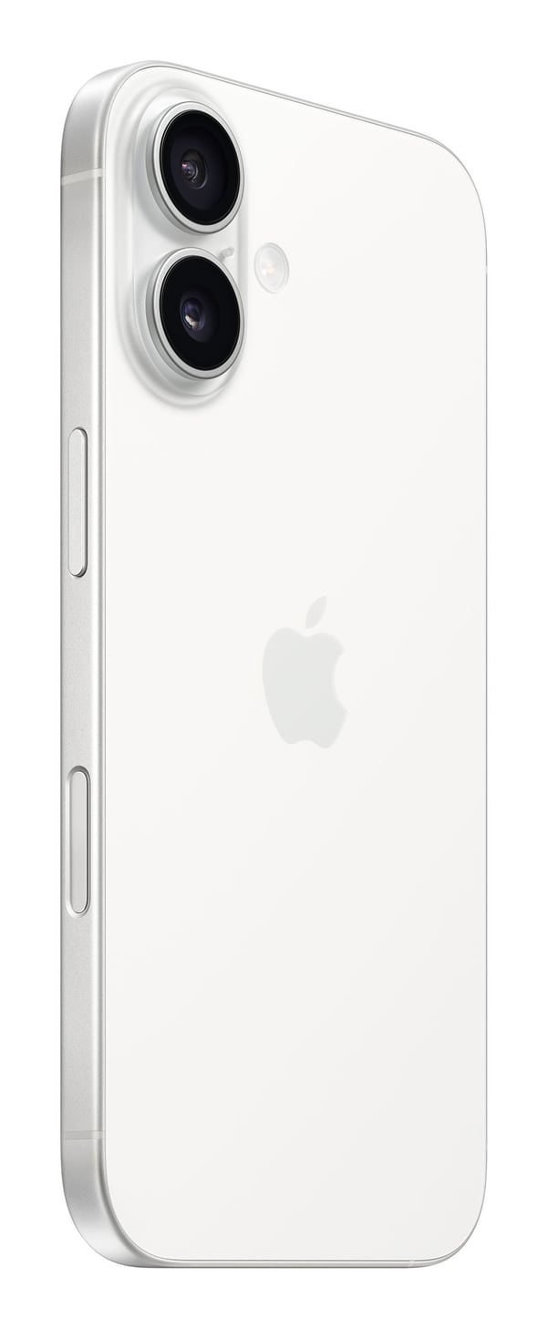 Apple iPhone 16 , 15,5 cm (6.1"), 2556 x 1179 piksler, 128 GB, 48 MP, iOS 18, Hvit