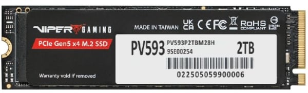 Patriot Viper Gaming PV593 - SSD - 2 TB - intern - M.2 2280 - PCI Express 5.0 x4 (NVMe)