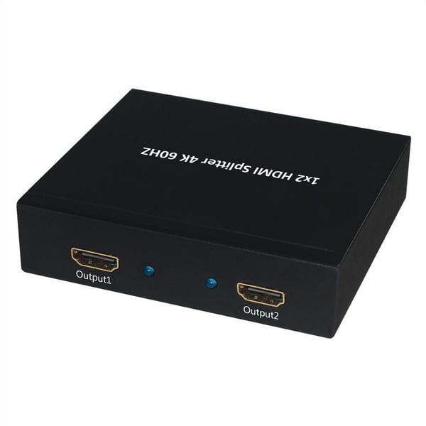 VALUE 14.99.3582, HDMI, 2x HDMI, 4096 x 2160 pikseliä, Musta, Metalli, 4K Ultra HD