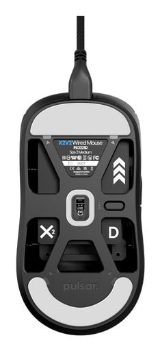 PULSAR X2, Molempikätinen, Mekaaninen, USB A-tyyppi, 26000 DPI, 1 ms, musta