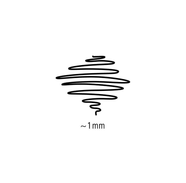 STAEDTLER 376 - Markør - permanent - intense black - fargeblekk - 1 mm - 2 deler
