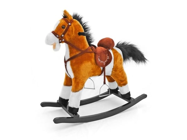 Milly Mally Mustang, 3 år, Plysh, Tre, Sort, Brun, Hvit