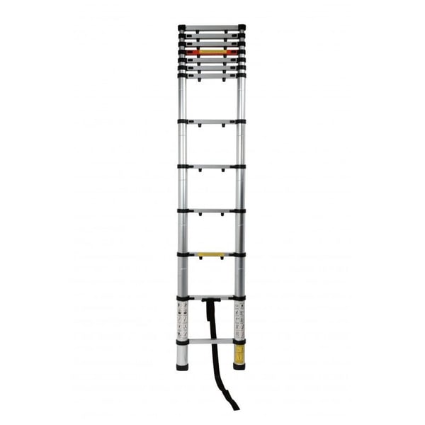 AWTOOLS teleskopstige i aluminium 3,8 m 13 trinn
