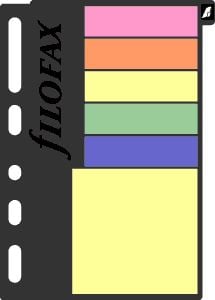 Filofax 210136, Svart, Multifärg, Rektangel, Universal