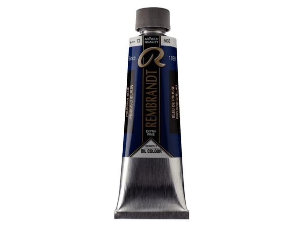 Rembrandt oljemaling tube Preussisk blå 508