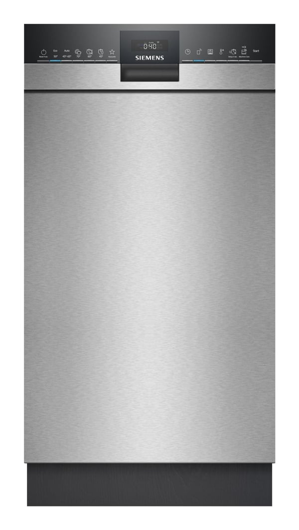 Siemens SR43ES25ME diskmaskin 45 cm iQ300 underbyggd, borstat stål