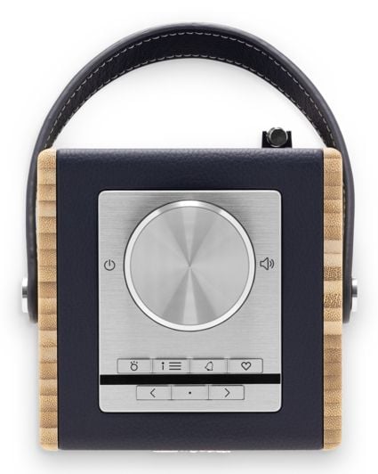 Roberts Radio Rambler Midi, Bærbar, Analog og digital, DAB, DAB+, FM, LCD, Blå, Marineblå, Aluminium, Bamboo