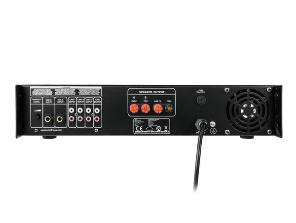 Omnitronic 80709621, 120 W, A/B, 0,5%, 85 dB, 16 O, 80 - 14000 Hz