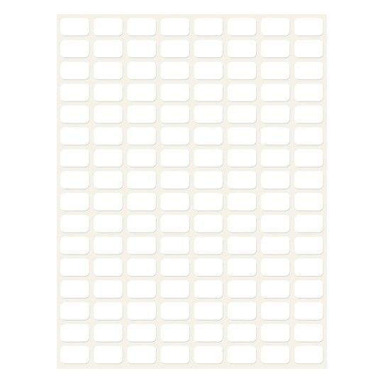 Avery Multi-Purpose Labels 3306 - Selv-adhesiv - hvit - 8 x 13 mm 3712 stk merkelapper
