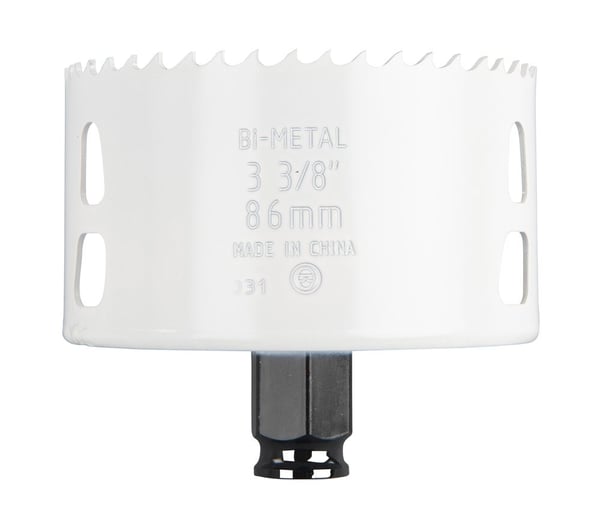 Makita E-03969, Yksi, Pora, Terästä, Alumiini, Muovi, Puu, Ruostumaton teräs, Valkoinen, Kaksoismetalli, 4,4 cm