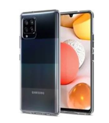 Spigen Liquid Crystal - Baksidesskydd för mobiltelefon - termoplastisk polyuretan (TPU) - klar - för Samsung Galaxy A42 5G