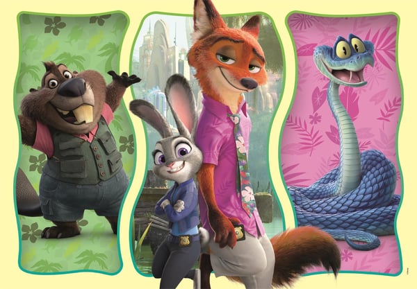Clementoni Puslespil Zootopia 2 2025, 104 brikker