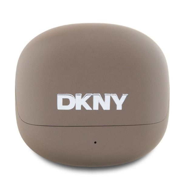Trådlösa DKNY-hörlurar Bluetooth DKTWST6AEHLW, rost/rödbrun TWS, satin finish