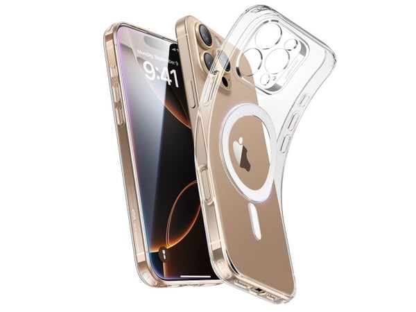 esr Zero Clear Case HaloLock, Cover, Apple, iPhone 16 Pro, 16 cm (6.3"), Transparent