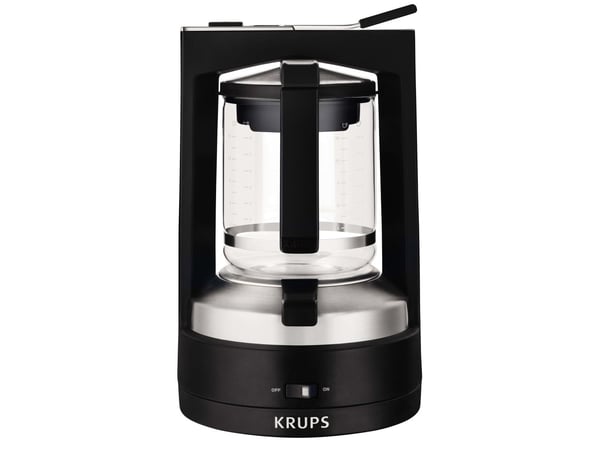 Krups T8 KM468910 - Kaffemaskin - 14 kopper - sort/rustfrit stål