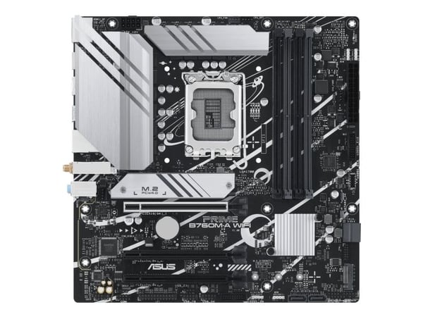 ASUS PRIME B760M-A WIFI, Intel, LGA 1700, Intel® Celeron®, Intel® Core™ i3, Intel® Core™ i5, Intel® Core™ i7, Intel® Core™ i9,..., LGA 1700, DDR5-S...