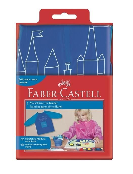 Faber-Castell 4 young artist - Förkläde - polyester - blått