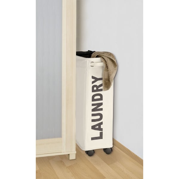 WENKO 3450113100, 43 l, Rektangulær, Polyester, Beige, Sort, 185 mm, 400 mm