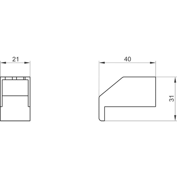 Deksel 1-polet Siemens 3LD92512A